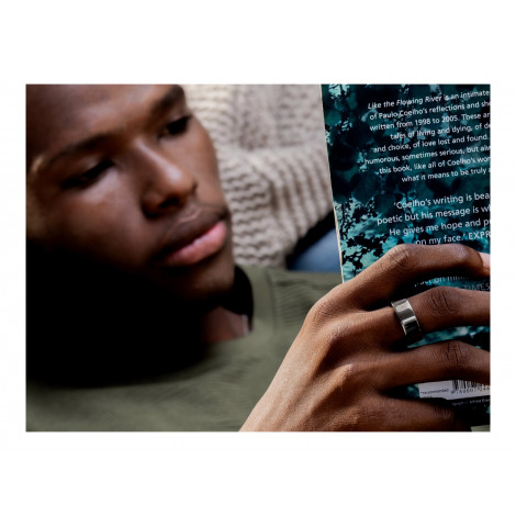 Ultrahuman | Ring Air | Space Silver | Size 9 | Smart Ring