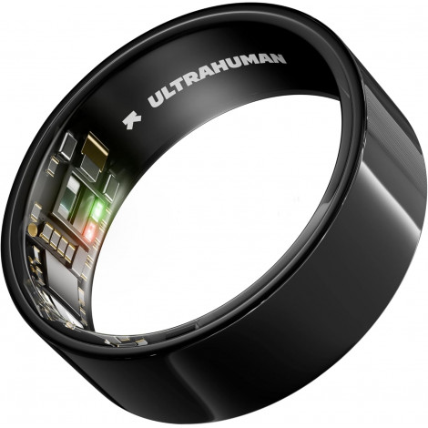 Ultrahuman | Ring Air | Aster Black | Size 9 | Smart Ring