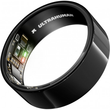 Ultrahuman | Ring Air | Aster Black | Size 12 | Smart Ring