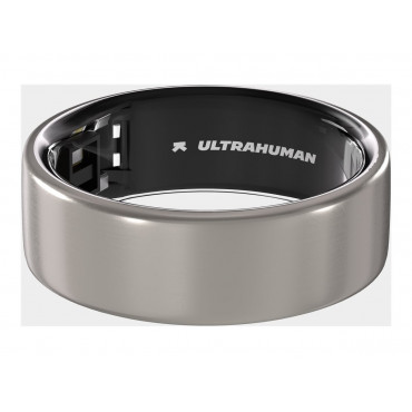 Ultrahuman | Ring Air | Raw Titanium | Size 6 | Smart Ring