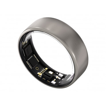 Ultrahuman | Ring Air | Raw Titanium | Size 8 | Smart Ring