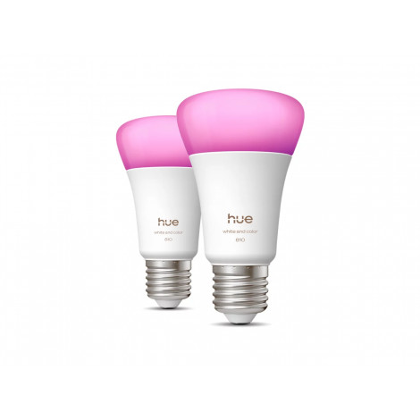 Philips Hue WCA 810 A60 2P EU | E27 | 6 W | White and colour light | Bluetooth and Zigbee