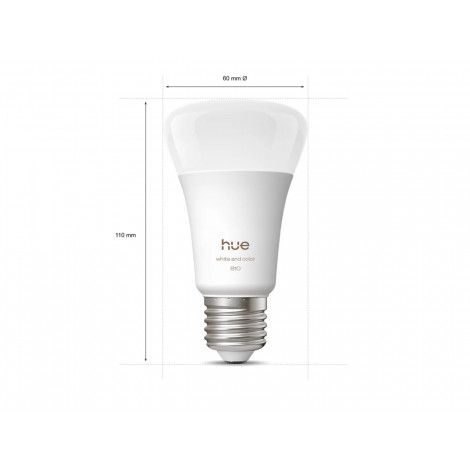Philips Hue WCA 810 A60 3P EU | E27 | 6 W | Bluetooth, Zigbee