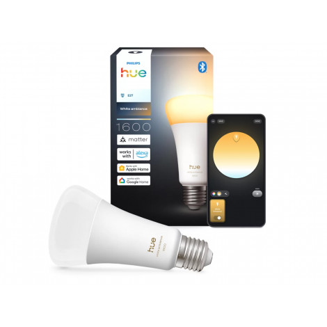 Philips Hue WA 1600 A67 1P EU | E27 | 11.8 W | White and colour light | Bluetooth and Zigbee