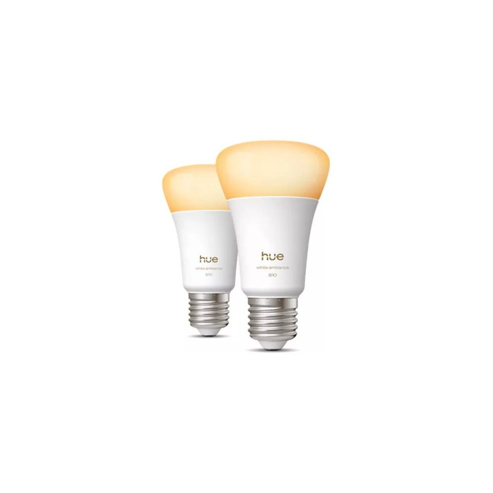Philips Hue WA 810 A60 2P EU | E27 | 6 W | White and colour light | Bluetooth and Zigbee