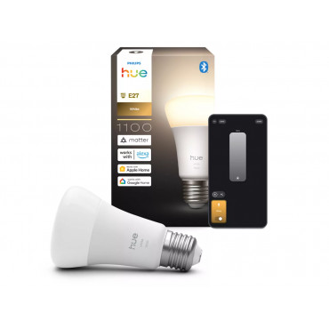 Philips Hue W 1100 A60 1P EU | E27 | 9.5 W | Soft white light | Bluetooth and Zigbee