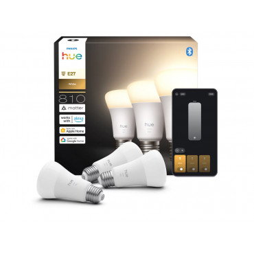 Philips Hue W 810 A60 3P EU | E27 | 7 W | Soft white light