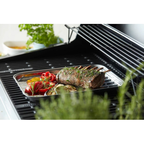 Barbecook | Reusable stainless steel grill pan, 34.5 x 24 x 3 cm | BC-ACC-7079