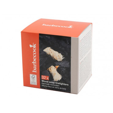 Barbecook | Wood wool firelighters 32 pieces FSC (per 12pcs) | BC-ACC-7426