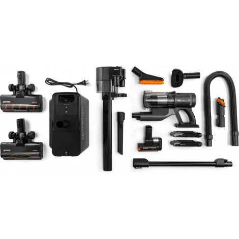 Gorenje Vacuum cleaner | SVC296749NEBL | Cordless operating | Handstick 2in1 | 550 W | 29.6 V | Anthracite | Operating time (max