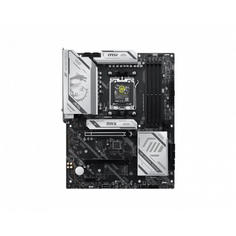 MSI MAG X870E GAMING MAX WIFI | Processor family AMD | Processor socket AM5 | DDR5 | Supported hard disk drive interfaces SATA, 