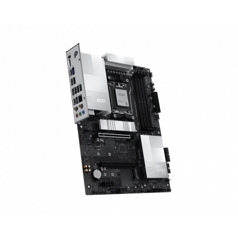 MSI PRO X870E-S EVO WIFI | Processor family AMD | Processor socket AM5 | DDR5 | Supported hard disk drive interfaces SATA, M.2 |