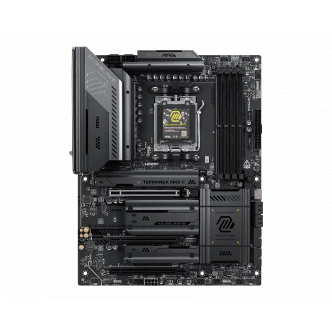 MSI MAG B850 TOMAHAWK MAX WIFI II | Processor family AMD | Processor socket AM5 | DDR5 | Supported hard disk drive interfaces SA