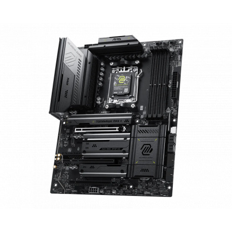 MSI MAG B850 TOMAHAWK MAX WIFI II | Processor family AMD | Processor socket AM5 | DDR5 | Supported hard disk drive interfaces SA