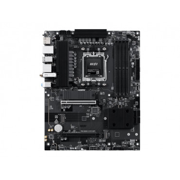 MSI PRO B850-S EVO WIFI | Processor family AMD | Processor socket AM5 | DDR5 | Supported hard disk drive interfaces SATA, M.2 | 