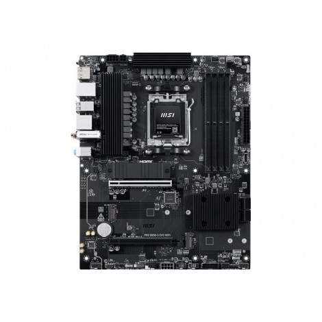 MSI PRO B850-S EVO WIFI | Processor family AMD | Processor socket AM5 | DDR5 | Supported hard disk drive interfaces SATA, M.2 | 