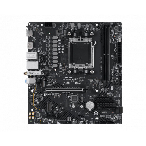 MSI PRO A620AM-G EVO WIFI | Processor family AMD | Processor socket AM5 | DDR5 | Number of SATA connectors 4 | Supported hard di
