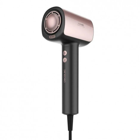 Cecotec Hair dryer | DryGlam Nano Plasma | 1600 W | Number of temperature settings 3 | Ionic function | Black/Rose Gold | Diffus