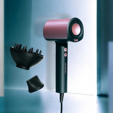 Cecotec Hair dryer | DryGlam Nano Plasma | 1600 W | Number of temperature settings 3 | Ionic function | Black/Rose Gold | Diffus