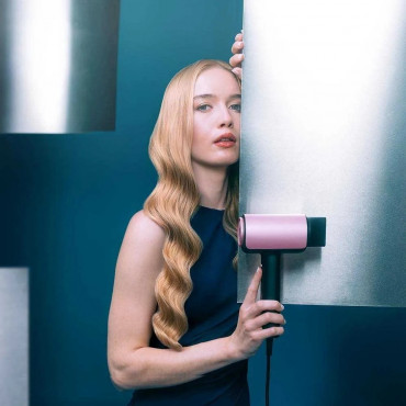 Cecotec Hair dryer | DryGlam Nano Plasma | 1600 W | Number of temperature settings 3 | Ionic function | Black/Rose Gold | Diffus
