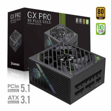Gamemax PSU | GX 850G | 850 W | Gold | Modular