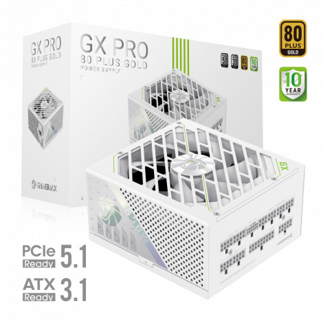 Gamemax PSU | GX PRO 850G WH | 850 W | Gold | Modular