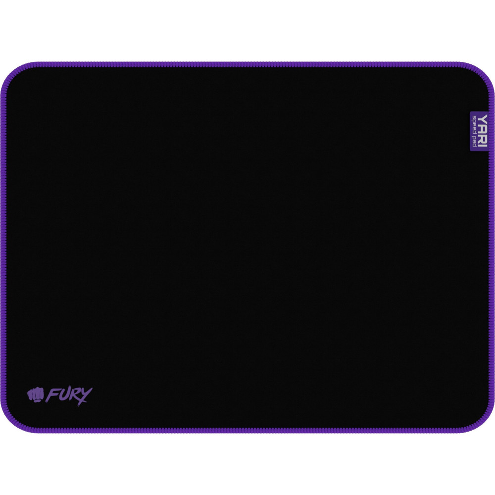 Fury Yari Speed L | Mouse pad | 300 x 400 mm | Black/Purple