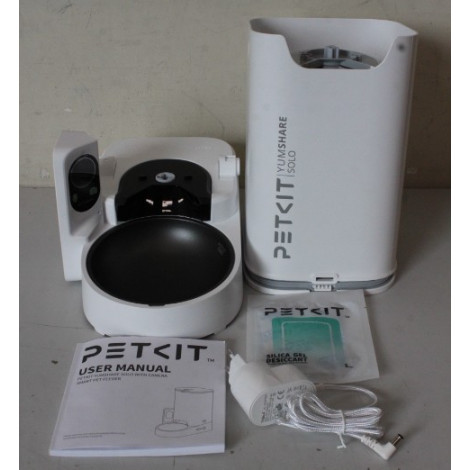 SALE OUT. Petkit P571 (D4H) YumShare Solo Feeder with camera | PETKIT Feeder with Camera | P571 YumShare Solo | Capacity 3 L | W