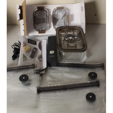 SALE OUT. Caso Vacu OneTouch Vacuum sealer Eco-Set | Black | DEMO