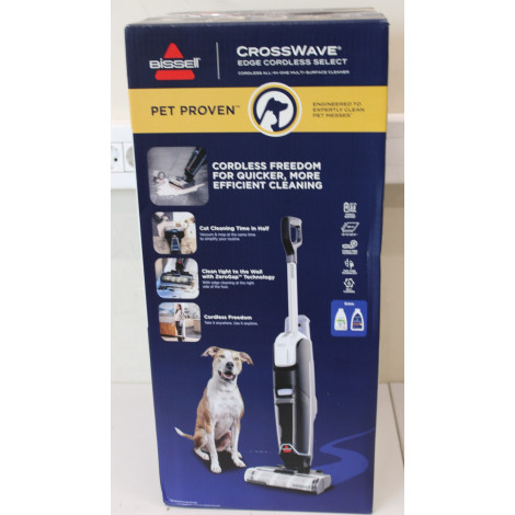 SALE OUT. Bissell Vacuum Cleaner | CrossWave Edge Select | Cordless operating | Washing function | 25.9 V | Black/Warm White/Sil