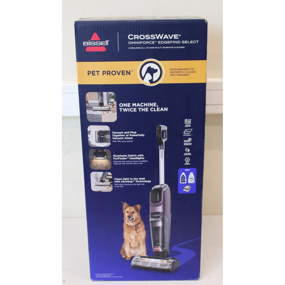 SALE OUT. Bissell All-in One Multi-Surface Cleaner | CrossWave OmniForce EdgeFind Select | Cordless operating | Washing function