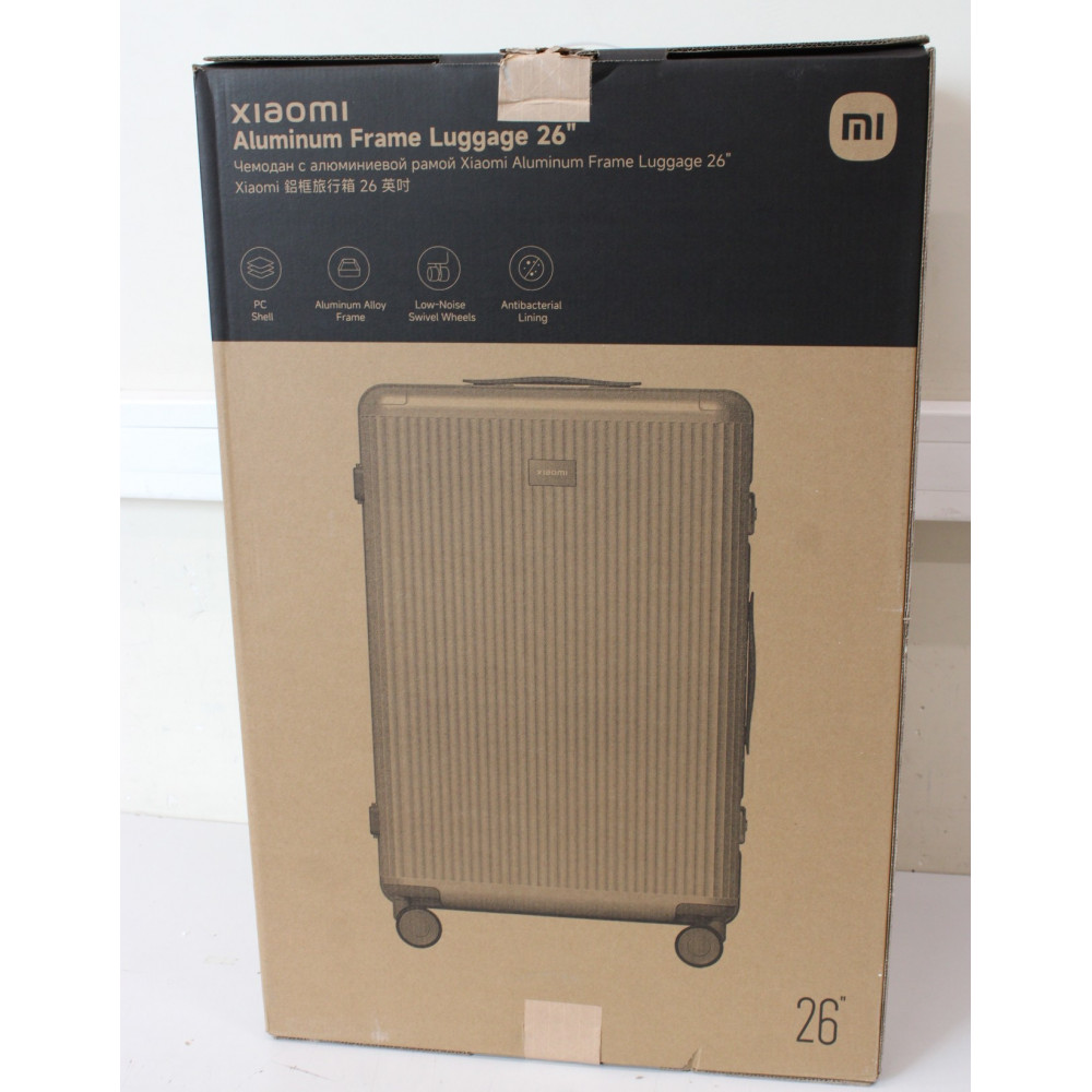 SALE OUT. Xiaomi Aluminum Frame Luggage 26" | Grey | 5500 g | Luggage | 24 month(s) | DEMO