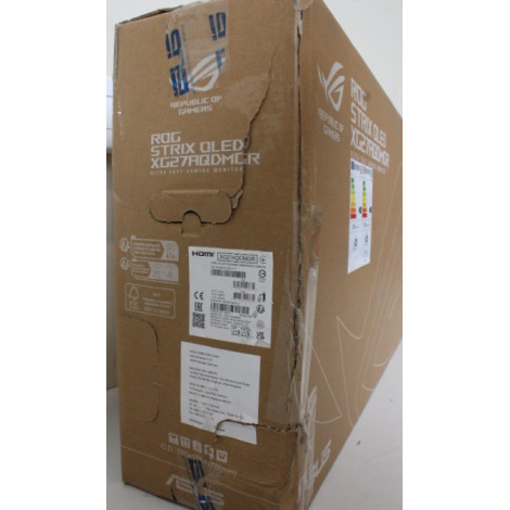 SALE OUT. ASUS ROG Strix XG27AQDMGR Gaming Monitor 27" 2560x1440/16:9/275cd/m2/0.03ms Dispaly port, HDMI, USB_C, Headphone port 