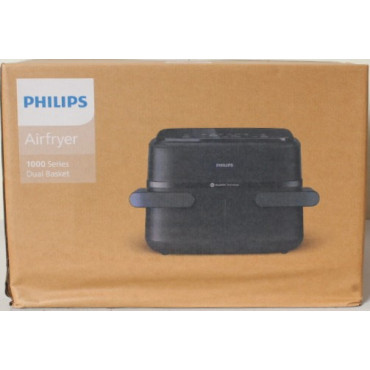 SALE OUT. Philips Airfryer 1000 Series NA150/00, 7 L, Black | Philips Airfryer Dual Basket | NA150/00 1000 Series | Power 2450 W