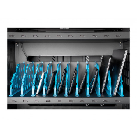 Digitus | Digitus | Charging trolley, 30 charge bases, 16", 1100 x 700 x 650 mm | DN-45002 | Black
