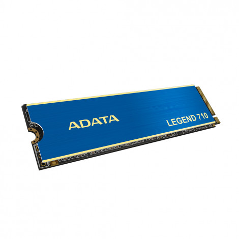 ADATA LEGEND 710 256 GB SSD form factor M.2 2280 SSD interface PCIe Gen3x4 Write speed 1800 MB/s Read speed 2400 MB/s