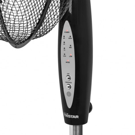 Tristar | Fan | VE-5899 | Stand Fan | 45 W | Diameter 40 cm | Number of speeds 3 | Oscillation | Remote control | Black