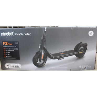 SALE OUT. Segway | Kickscooter F2 Plus E | Black | 24 month(s) | DAMAGED PACKAGING