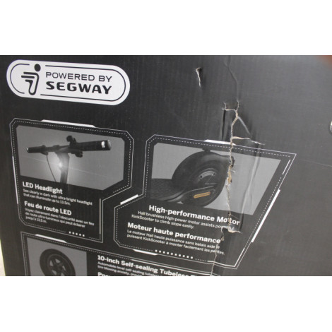 SALE OUT. Segway | Kickscooter F2 Plus E | Black | 24 month(s) | DAMAGED PACKAGING