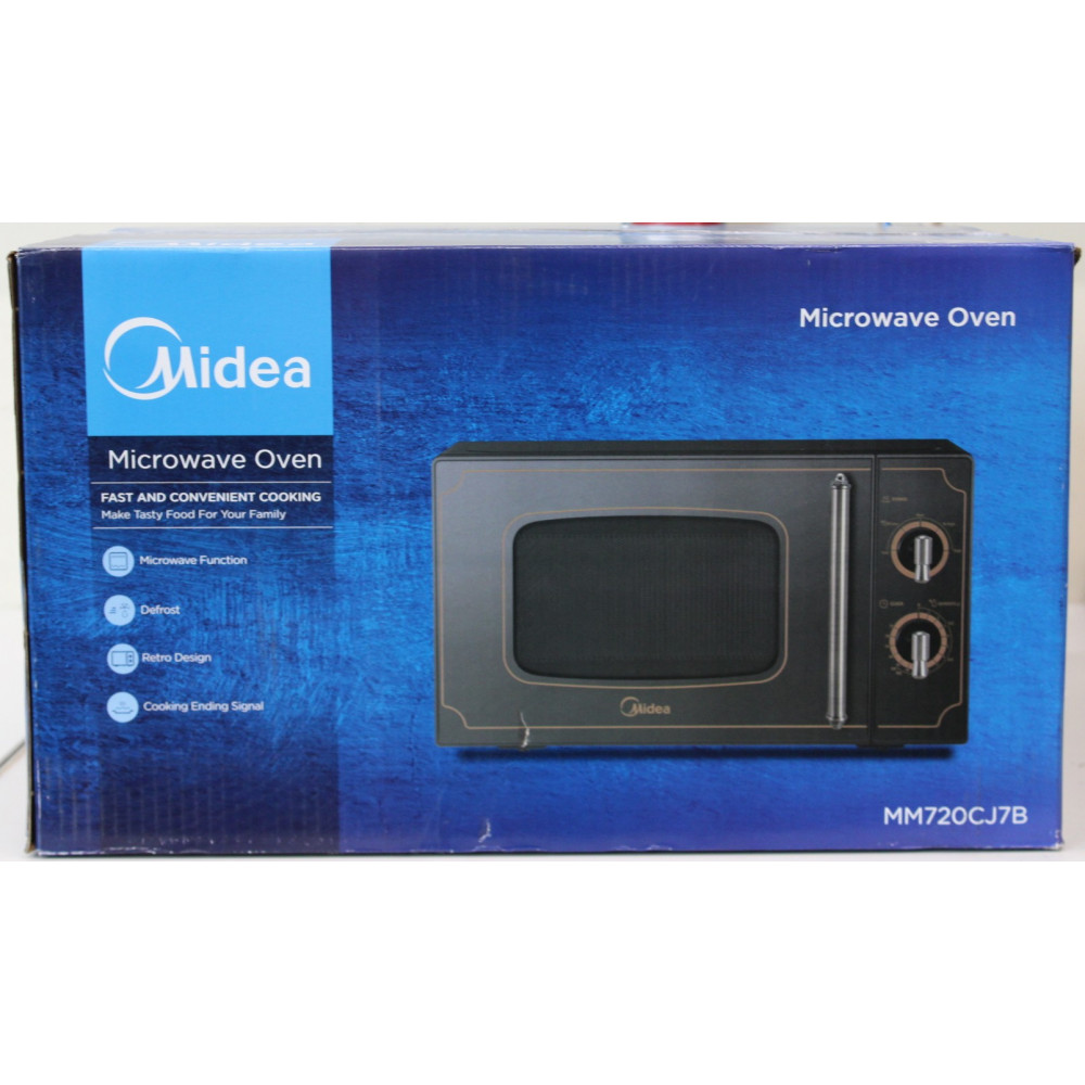 SALE OUT. | Midea | Microwave oven | MM720CJ7B | Free standing | 700 W | Black | DAMAGED PACKAGING, MISSING INNER PACKAGING, SCR