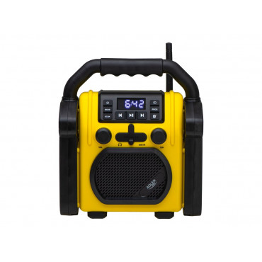 Adler | Construction radio with Bluetooth | AD 1911 | AUX in | Black/Yellow