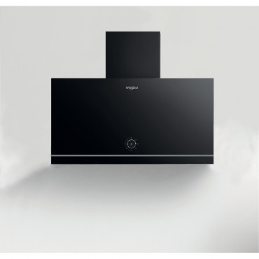 Whirlpool Hood | WHVA 62F LM K | Wall mounted | Energy efficiency class A | Width 59.8 cm | 485 m /h | Mechanical | LED | Black