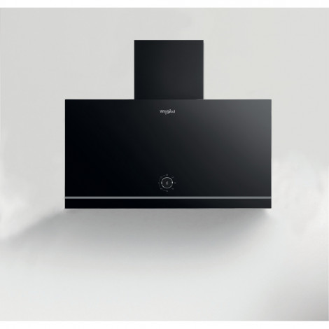 Whirlpool Hood | WHVA 62F LM K | Wall mounted | Energy efficiency class A | Width 59.8 cm | 485 m /h | Mechanical | LED | Black