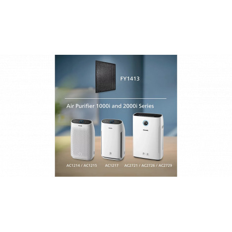 Activated carbon filter | FY1413/30 | For Philips 1000i and 2000i series 2-in-1 air purifiers and humidifiers: AC1214, AC1215, A