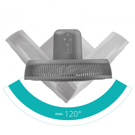 Duux Fan | Whisper Essence | Stand Fan | 3-16 W | Diameter 33 cm | Number of speeds 7 | Oscillation | Authentic Gray