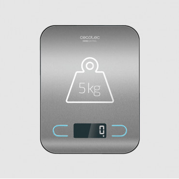 Cecotec Kitchen Scale | CookControl | Maximum weight (capacity) 5 kg | Graduation 1 g | Display type LCD