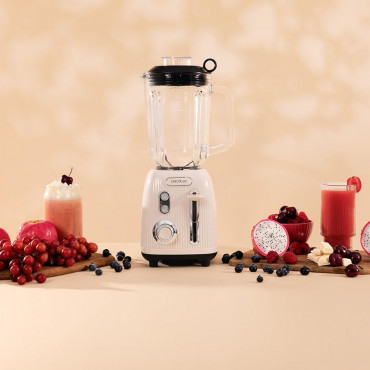 Blender | Power Black Titanium RetroBeige | Cecotec Tabletop | 1200 W | Jar capacity 1.5 L | Jar material Glass | Beige
