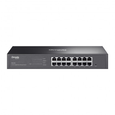 ES216G | TP-LINK Omada 16-Port Gigabit Easy Managed Switch | Desktop/Rackmountable | Managed | Power supply type 100-240 V, 50/6