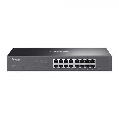 ES216G | TP-LINK Omada 16-Port Gigabit Easy Managed Switch | Desktop/Rackmountable | Managed | Power supply type 100-240 V, 50/6
