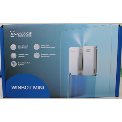 SALE OUT. | Ecovacs Windows Cleaner Robot | WINBOT MINI GREY | Corded | Grey | DEMO